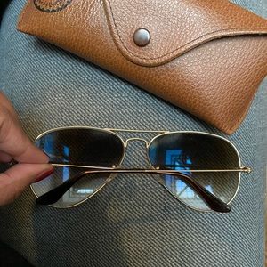 Brown gradient Ray-Ban aviators